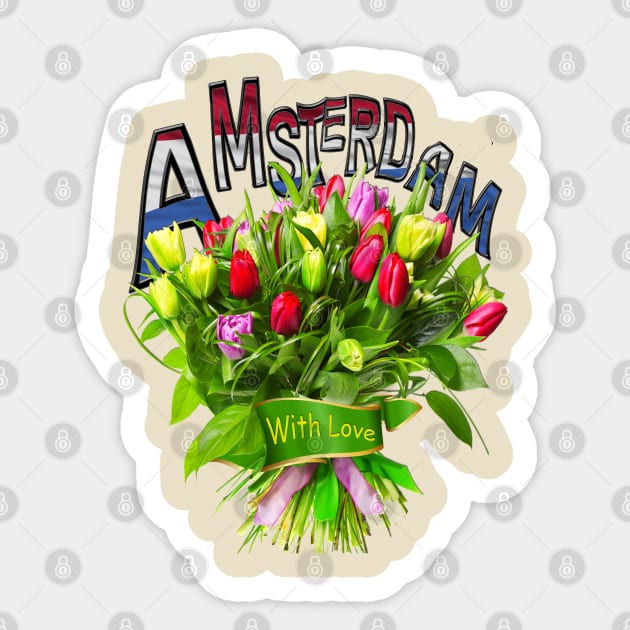 From Amsterdam with love Sticker by Nadine8May